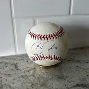 Barry Zito autograph signed baseball A’s Giants